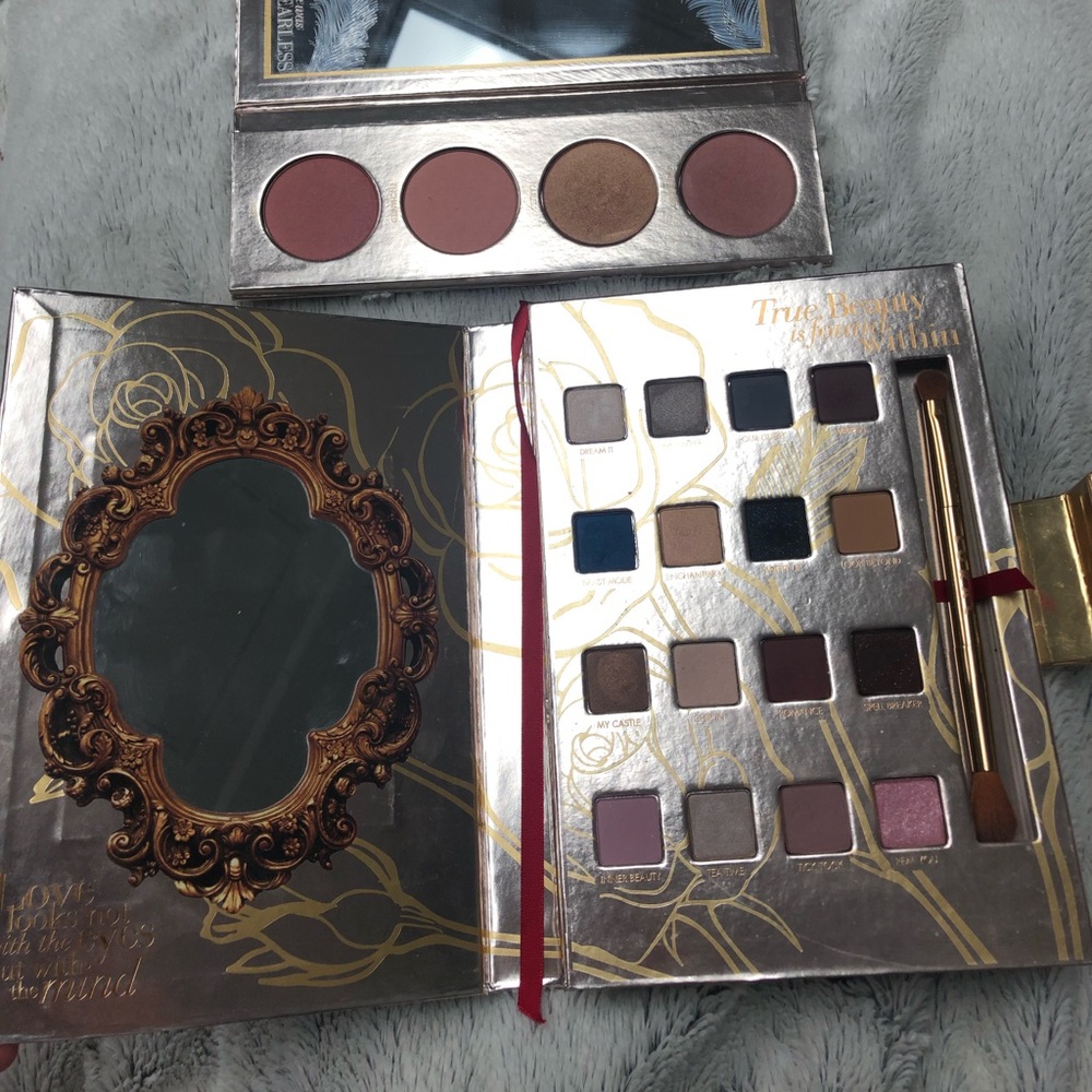 LORAC limited edition Disney Beauty and the Beast eyeshadow and blush palette